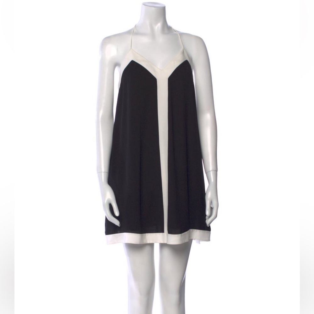 Alice and Olivia V-Neck Mini Dress